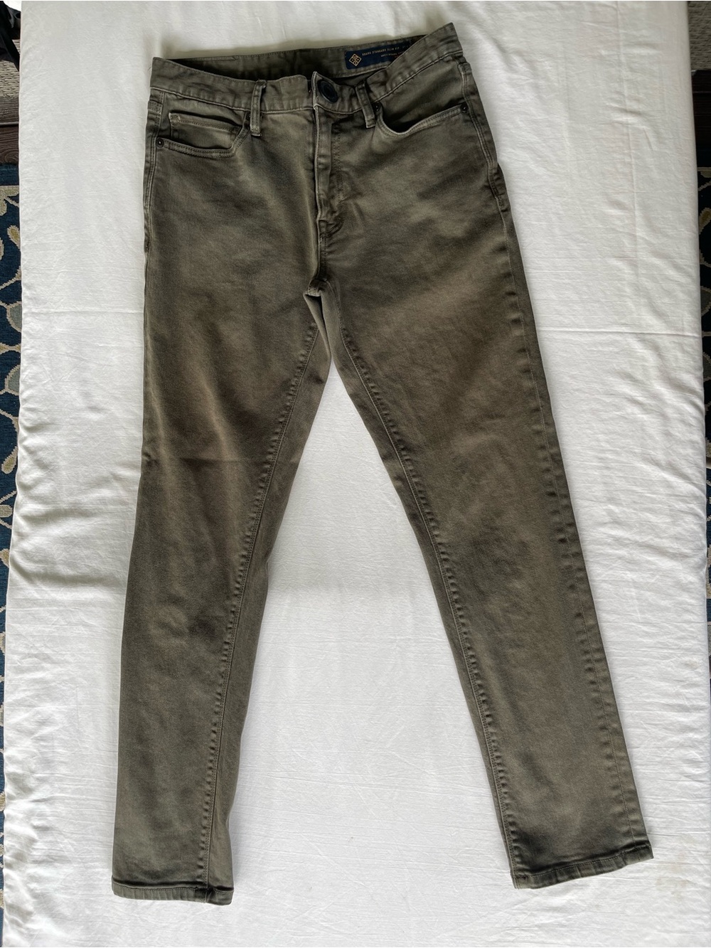 Roark Olive Green Skinny Jeans